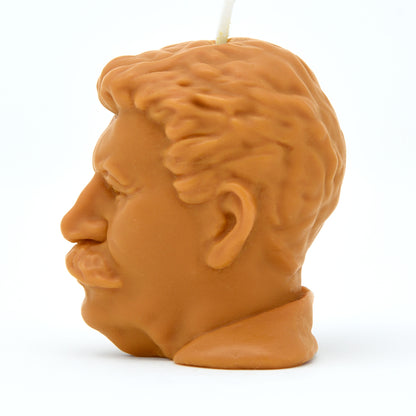 Joseph Stalin Head Candle